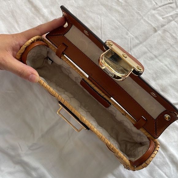 Michael Kors Basket Weave Clutch - Picture 3 of 3